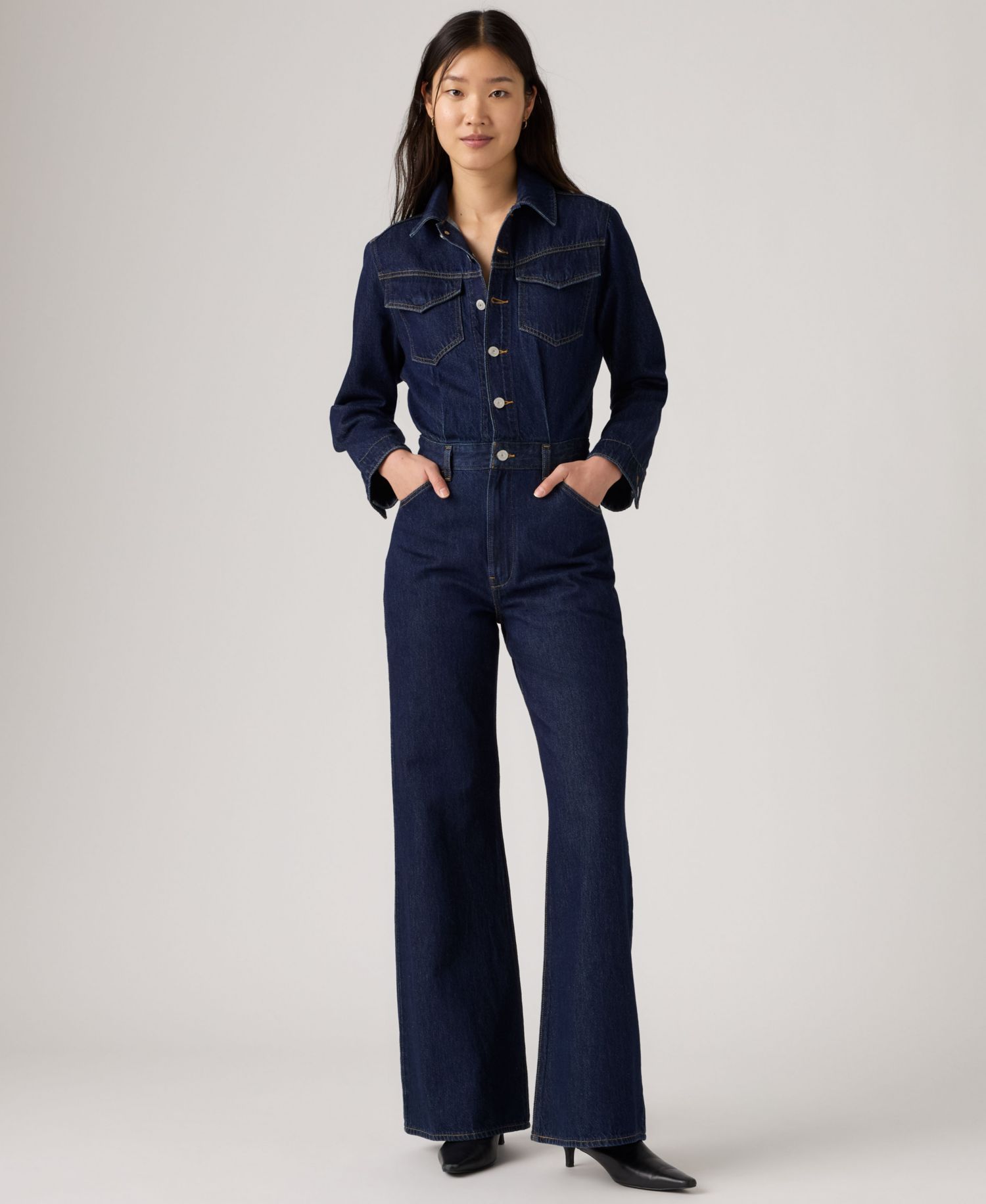 Women's Western Long Sleeve Jumpsuit