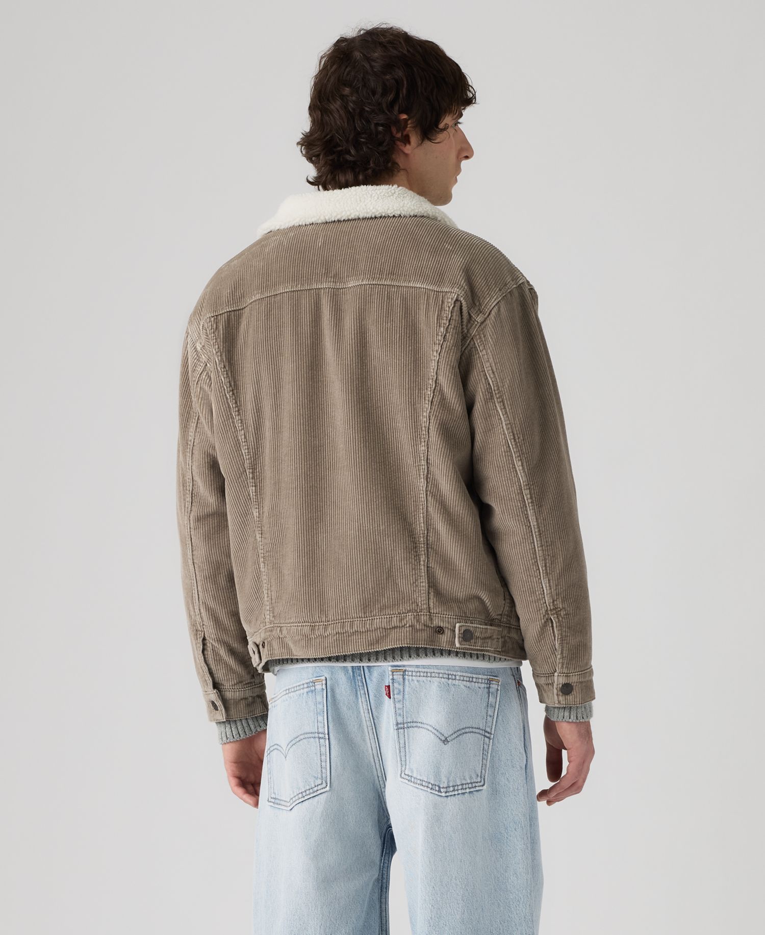 Men's Sherpa-Lined Regular-Fit Trucker Jacket