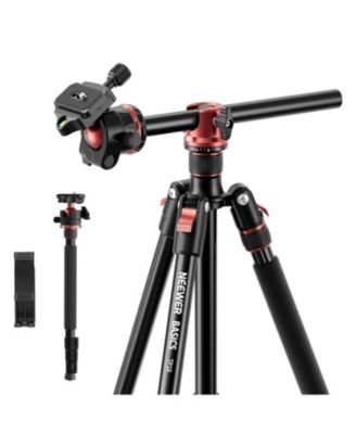 TP16 Adjustable Ball Head Camera Tripod with Phone Holder for Cameras, Camcorders & Smartphones