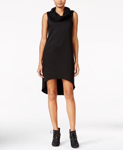 chelsea sky Snuggle Me Cowl-Neck Dress, Only at Macy's