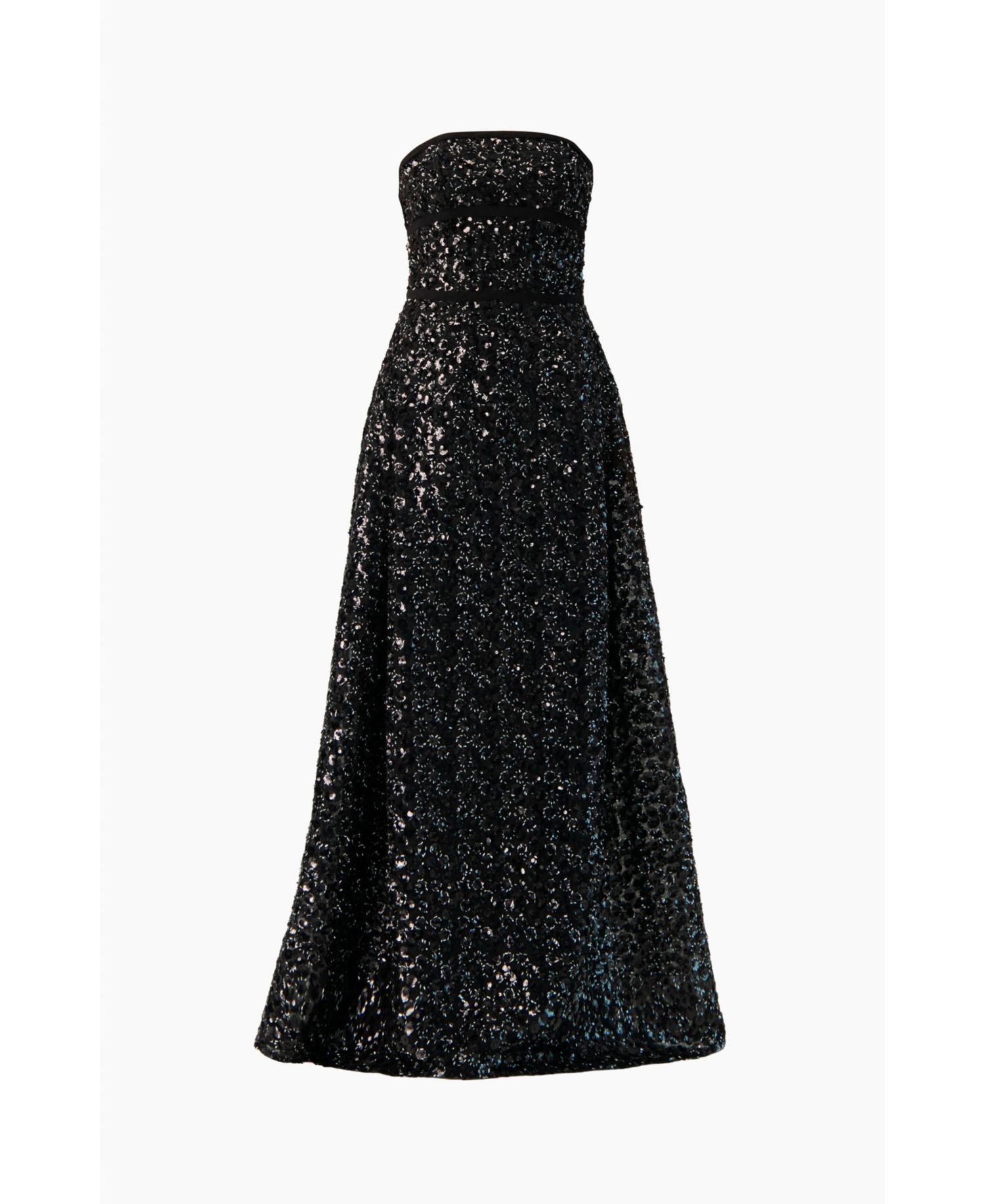 Women's Strapless Sequin A-Line Ballgown