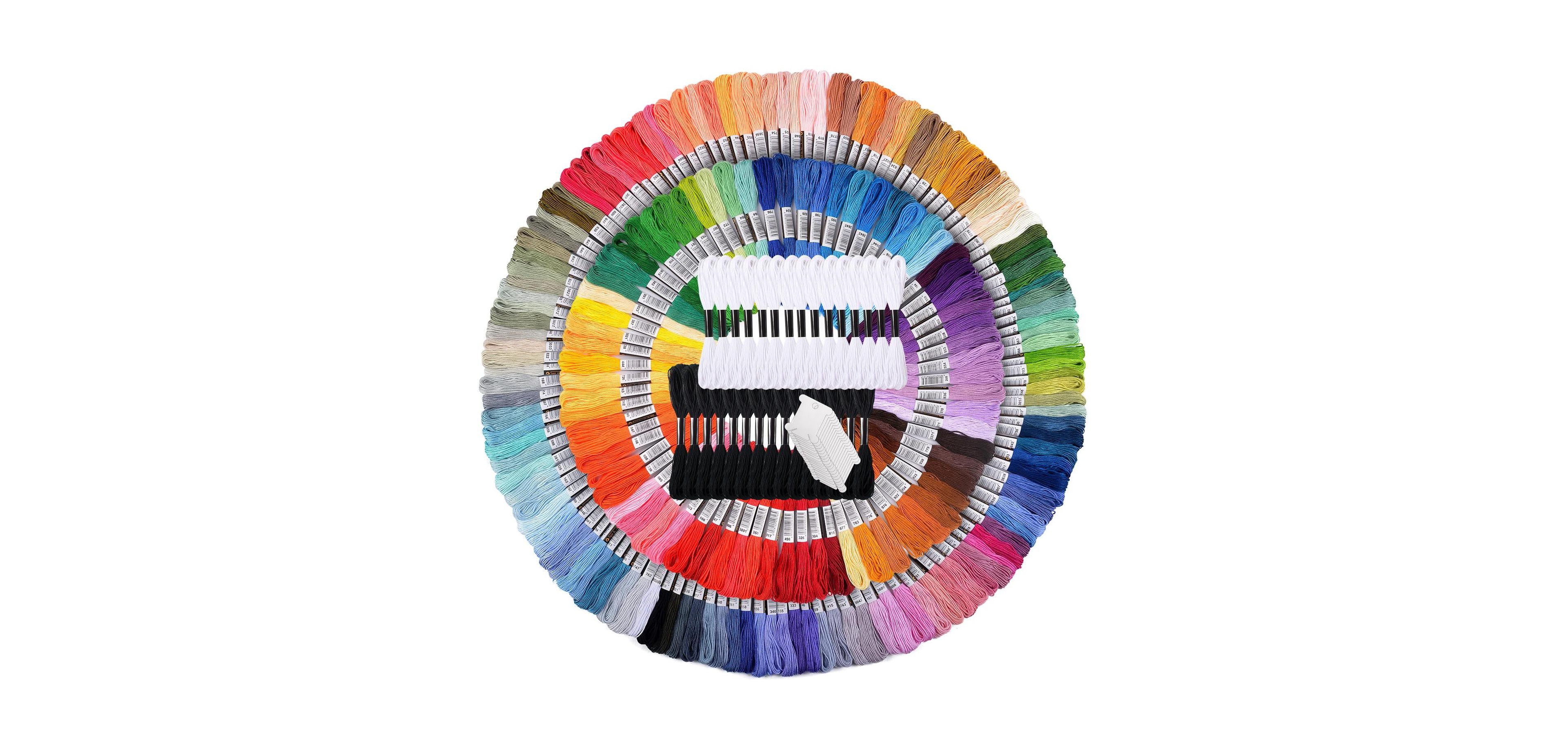 Aeelike Embroidery Floss Kit 477 Vibrant Colors with Bobbins for Diy Crafts Friendship Bracelets
