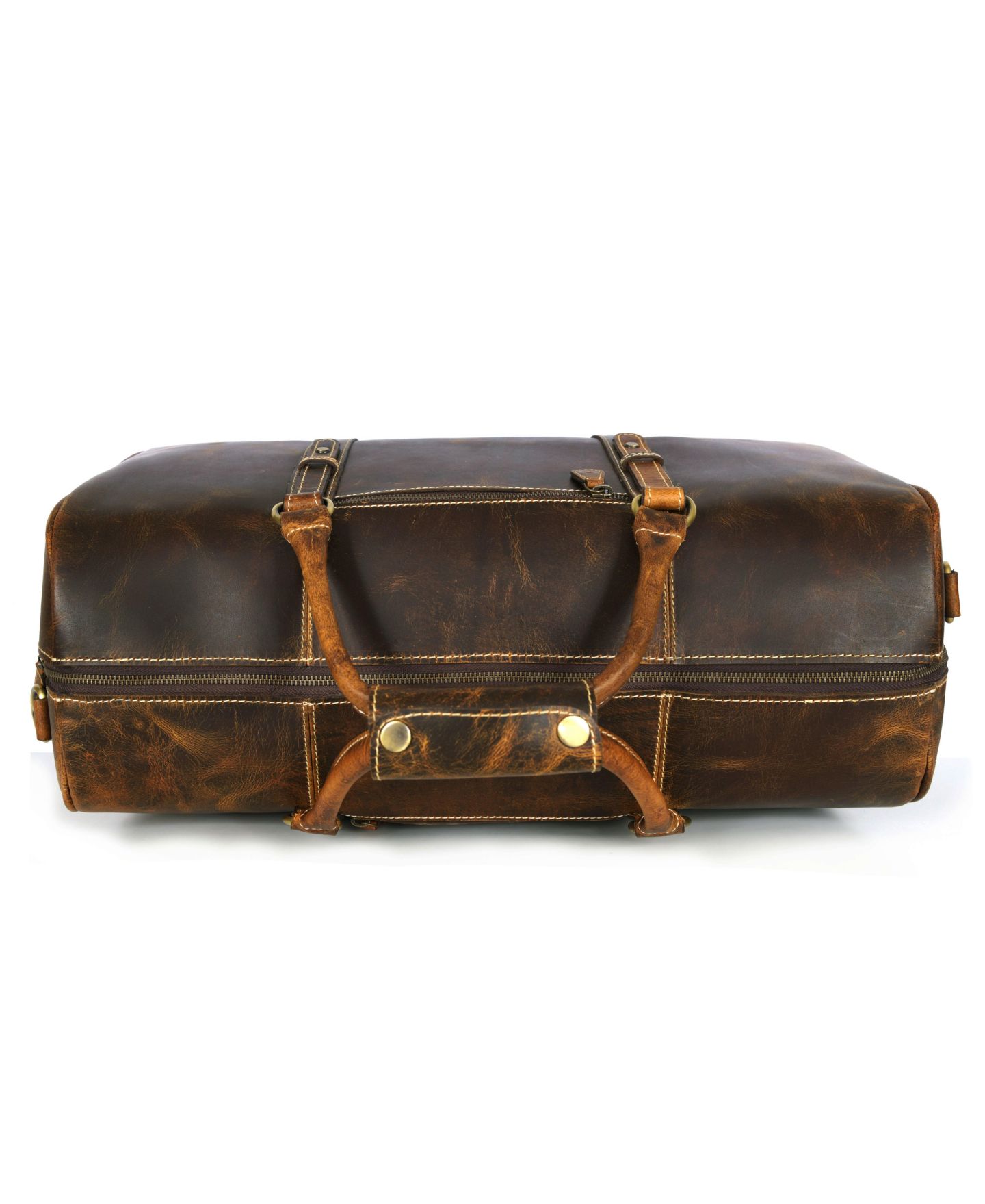 Сумка Aaron Leather Goods 20 Inch Heritage Voyager Duffel, цвет: Oxford — фото 18