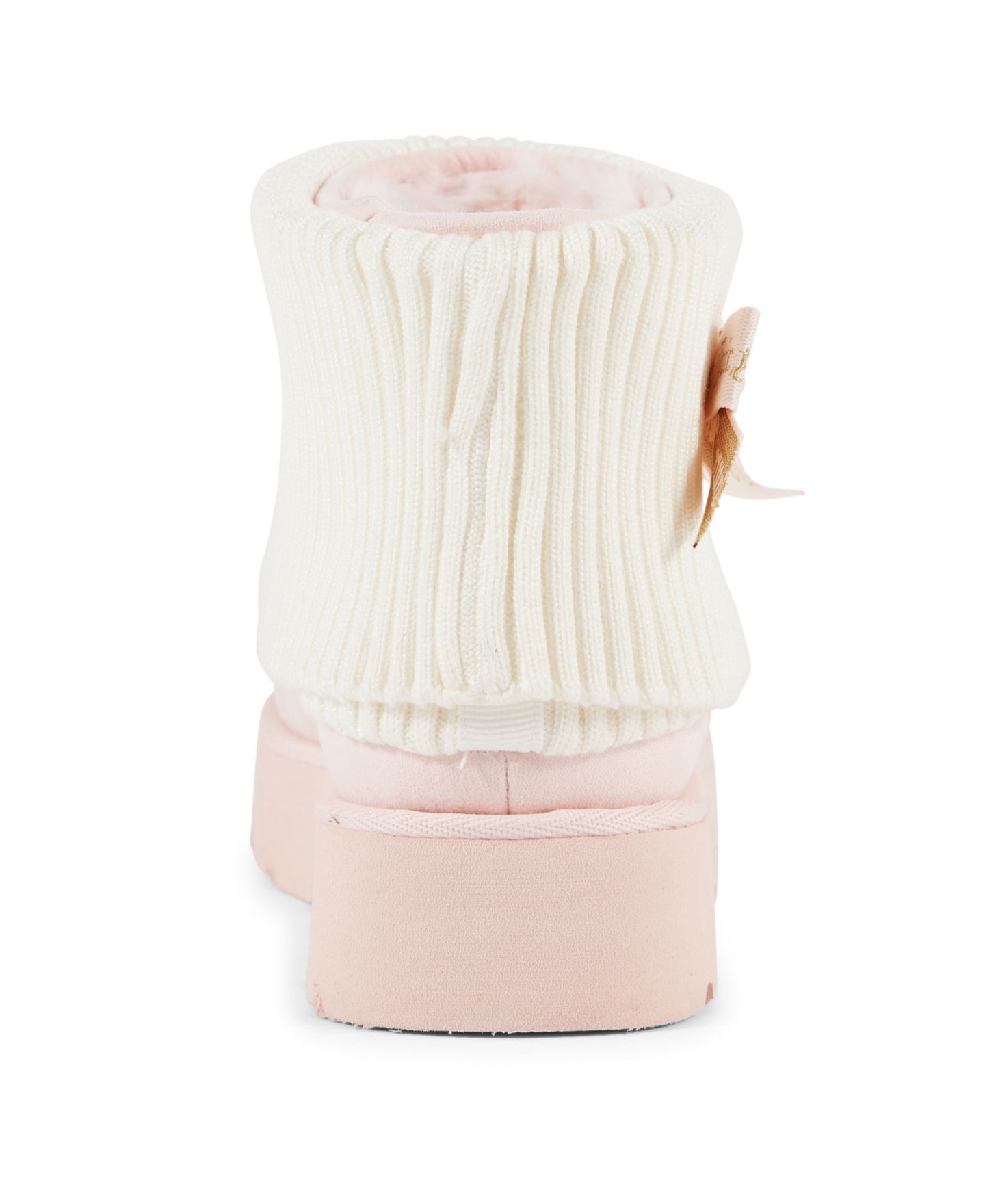 Женские ботинки Juicy Couture Pierre Platform Fold-Over Faux Suede Booties, цвет: Пудровый — фото 3