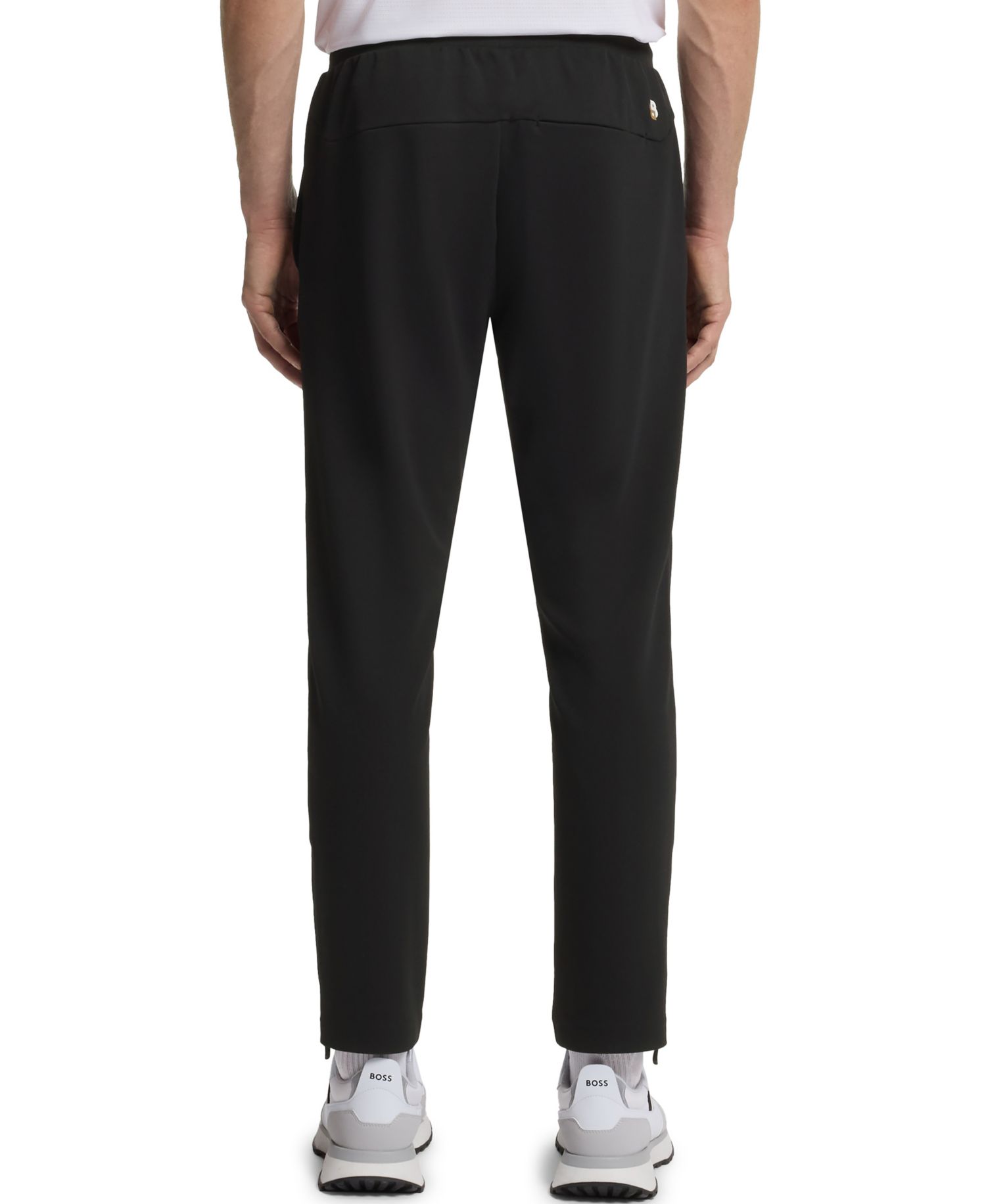 Men's Spin Long Stretch Regular-Fit Gabardine Track Pants