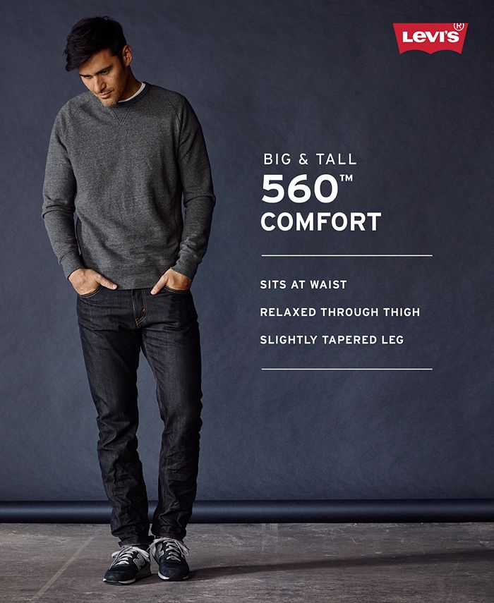 Levi's Men's Big and Tall 560 Comfort Fit Jeans Macy's