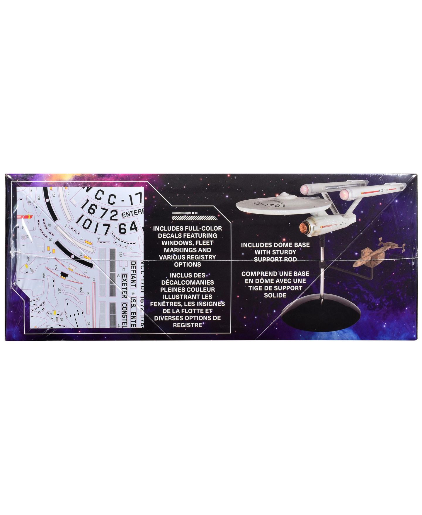 Сборная модель Polar Lights Star Trek (1966) U.S.S. Enterprise NCC-1701, 1/1000, уровень 2 — фото 2