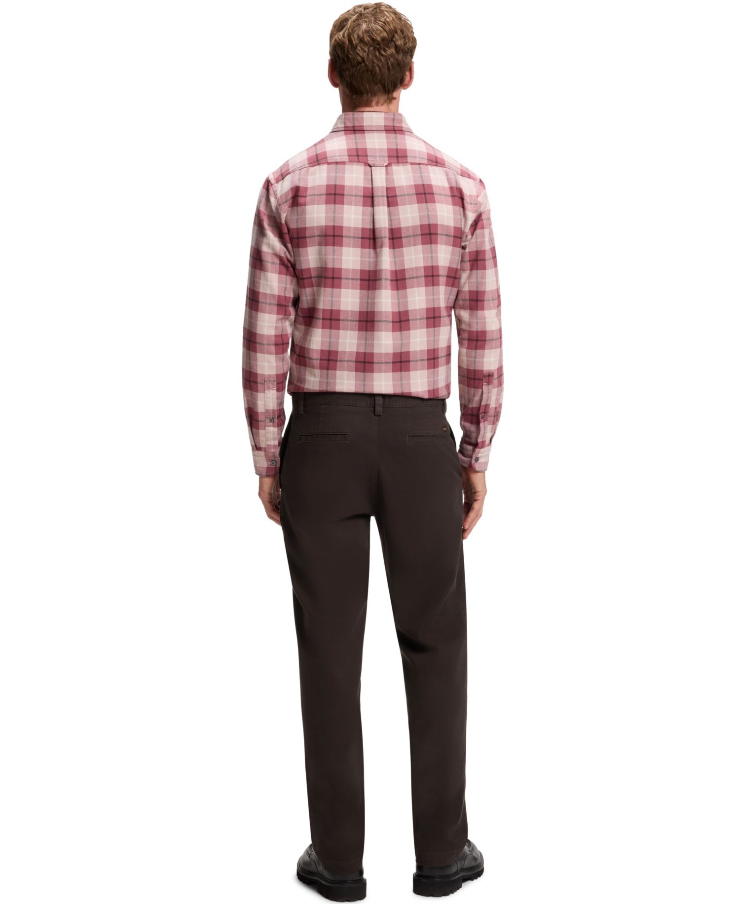Men's Slim-Fit Stretch Straight-Leg Cotton-Blend Chino Pants