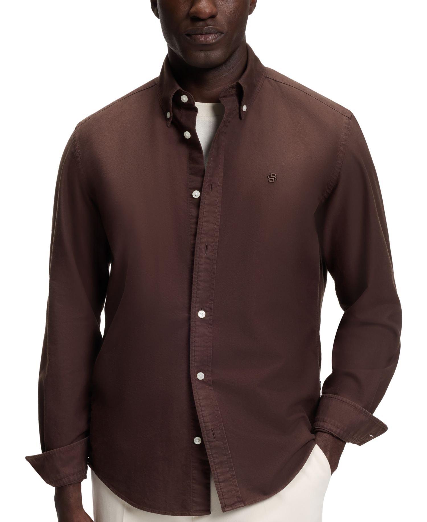BOSS by Men's Liam Oxford Dress Shirt