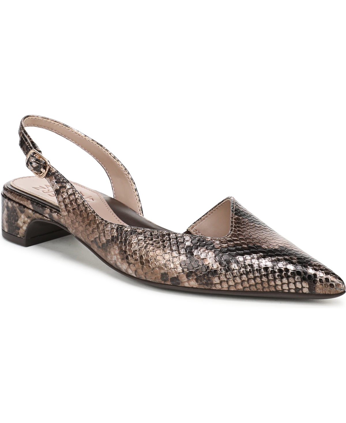Naturalizer Women's Rhett Pointed Toe Block Heel Slingback Pumps