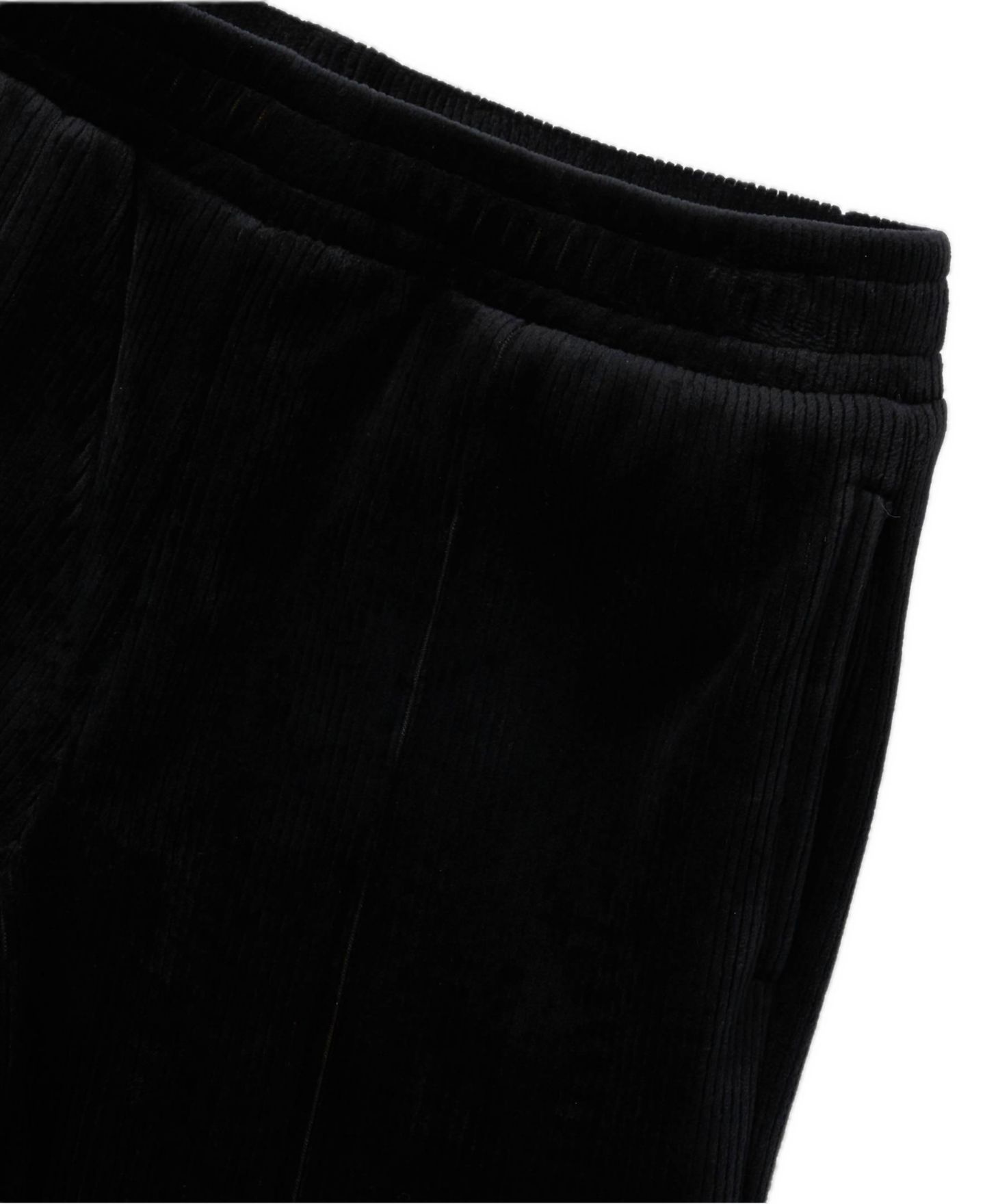 Детские брюки Lands' End Girls Plush Rib Wide Leg, цвет: Чёрный — фото 2