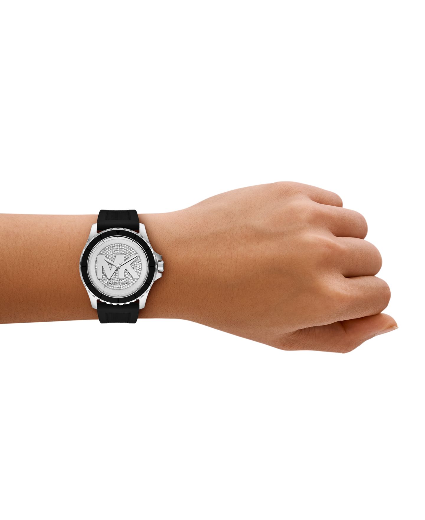 Женские кварцевые часы Michael Kors Everest Sport с силиконовым ремешком, 43 мм — фото 4