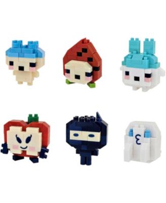 Nanoblock Tamagotchi Mininano Characters vol.2 Blind Box 6-Pack Building Set, Ages 12+