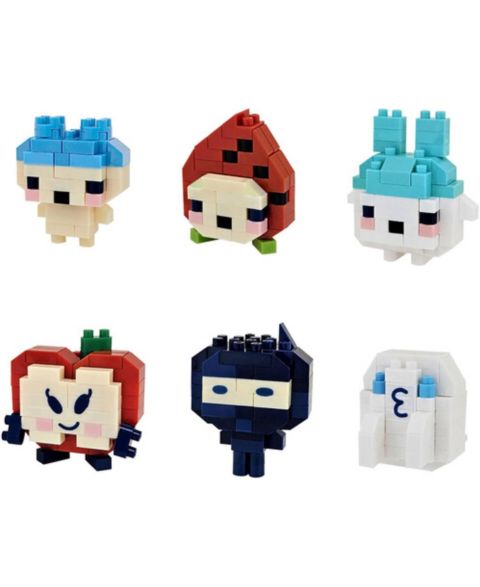 Конструктор Bandai Nanoblock Tamagotchi Mininano Characters vol.2, 6 шт. в коробках