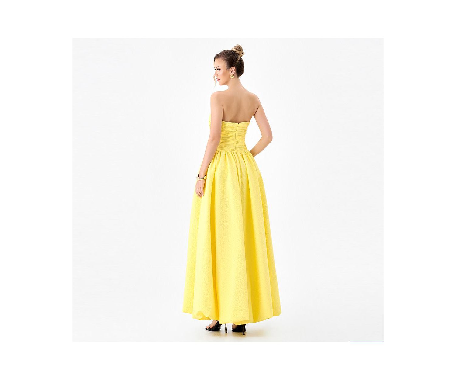Women's Clover Strapless High-Low Dress