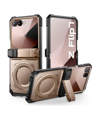 UB Grip MagSafe Built-in Screen Tempered Glass Protector Case for Samsung Galaxy Z Flip7