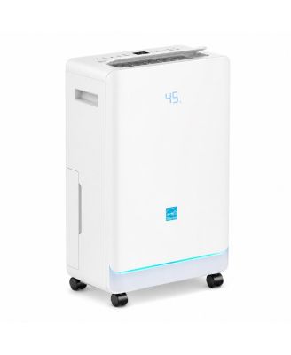 Pet Friendly Dehumidifier for Large Spaces with Smart Humidity Control 80 Pint Capacity and Drain Hose