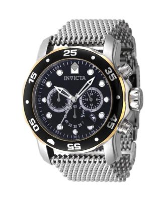 Men's Quartz Pro Diver Water-Resistant Stainless Steel Watch, 48mm