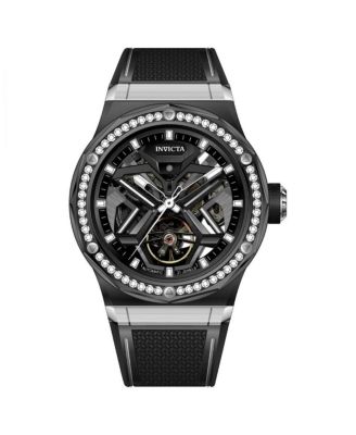 Men's Mechanical Objet D'Art Rubber Watch, 45mm