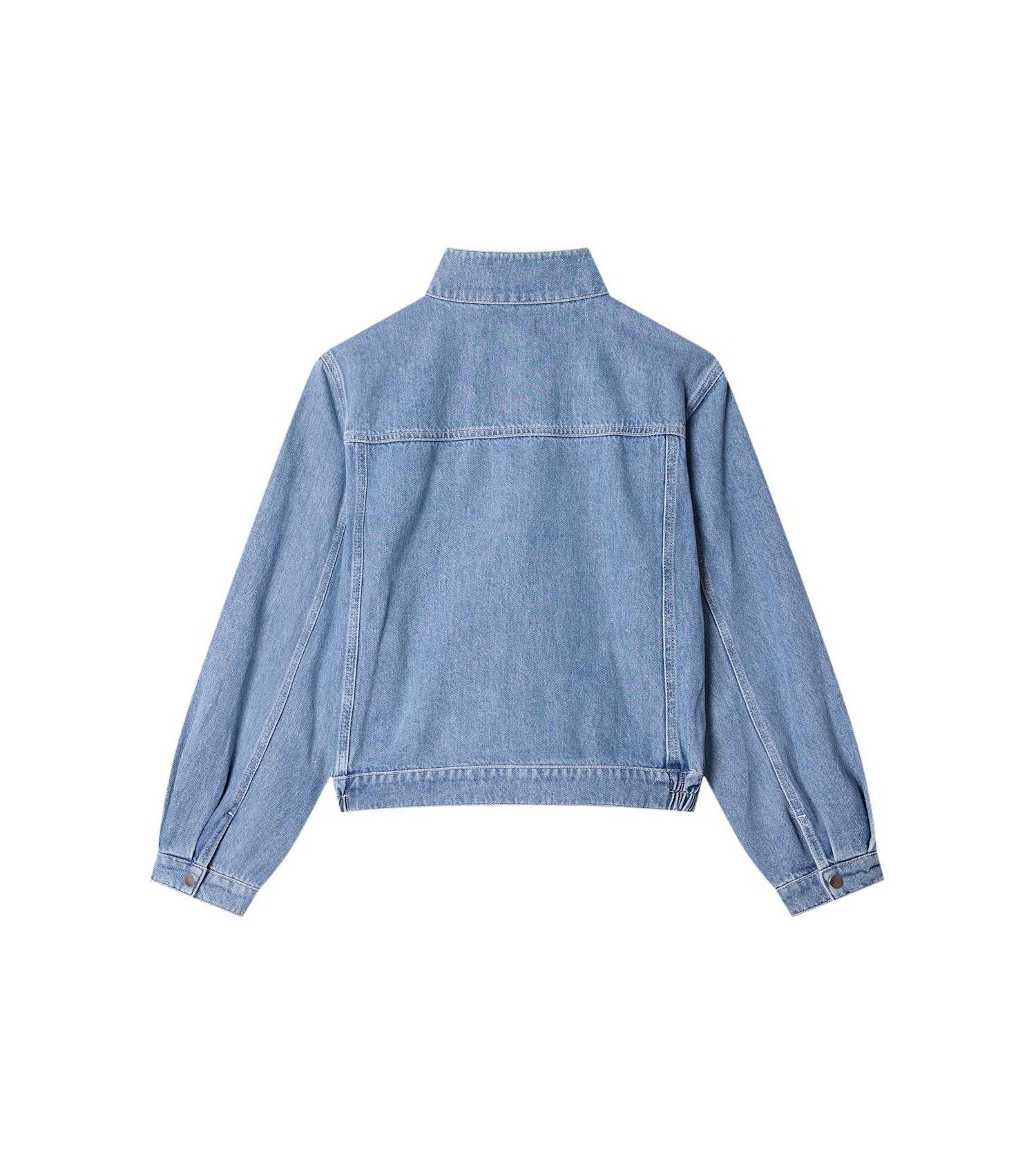 Women's Denim Bomber Jacket