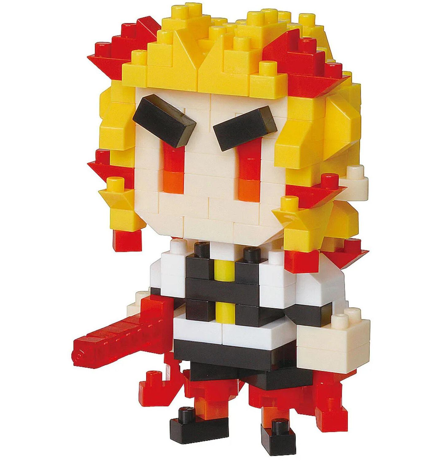 Конструктор Bandai Nanoblock Demon Slayer Kyojuro Rengoku, 200 деталей, от 12 лет — фото 1