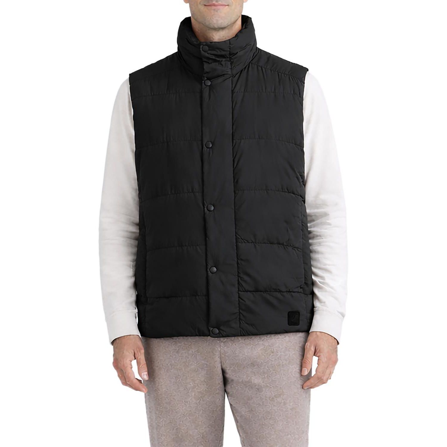 Men's Office-Leisure Lightweight Water-Resistant Rain Pro Puffer Vest