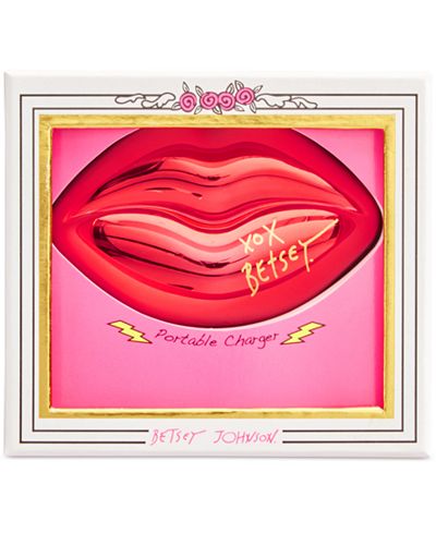 Betsey Johnson Lips Portable Phone Charger