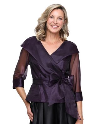 Women's Organza 3/4-Sleeve Blouse