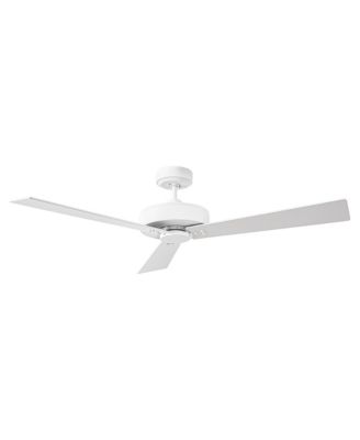 52" White Modern Ceiling Fan without Light