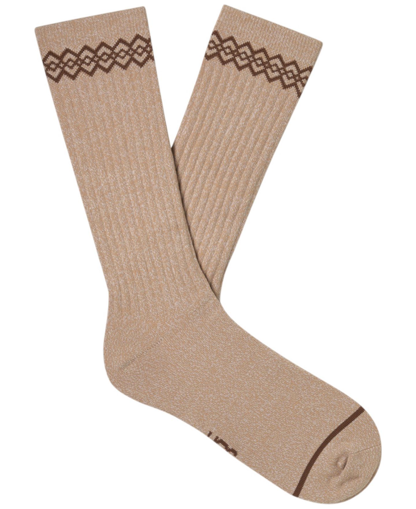 Носки Tasman для мужчин, средней высоты, жаккард, 3 шт. — UGG, цвет: Песочный / Синий — фото 3