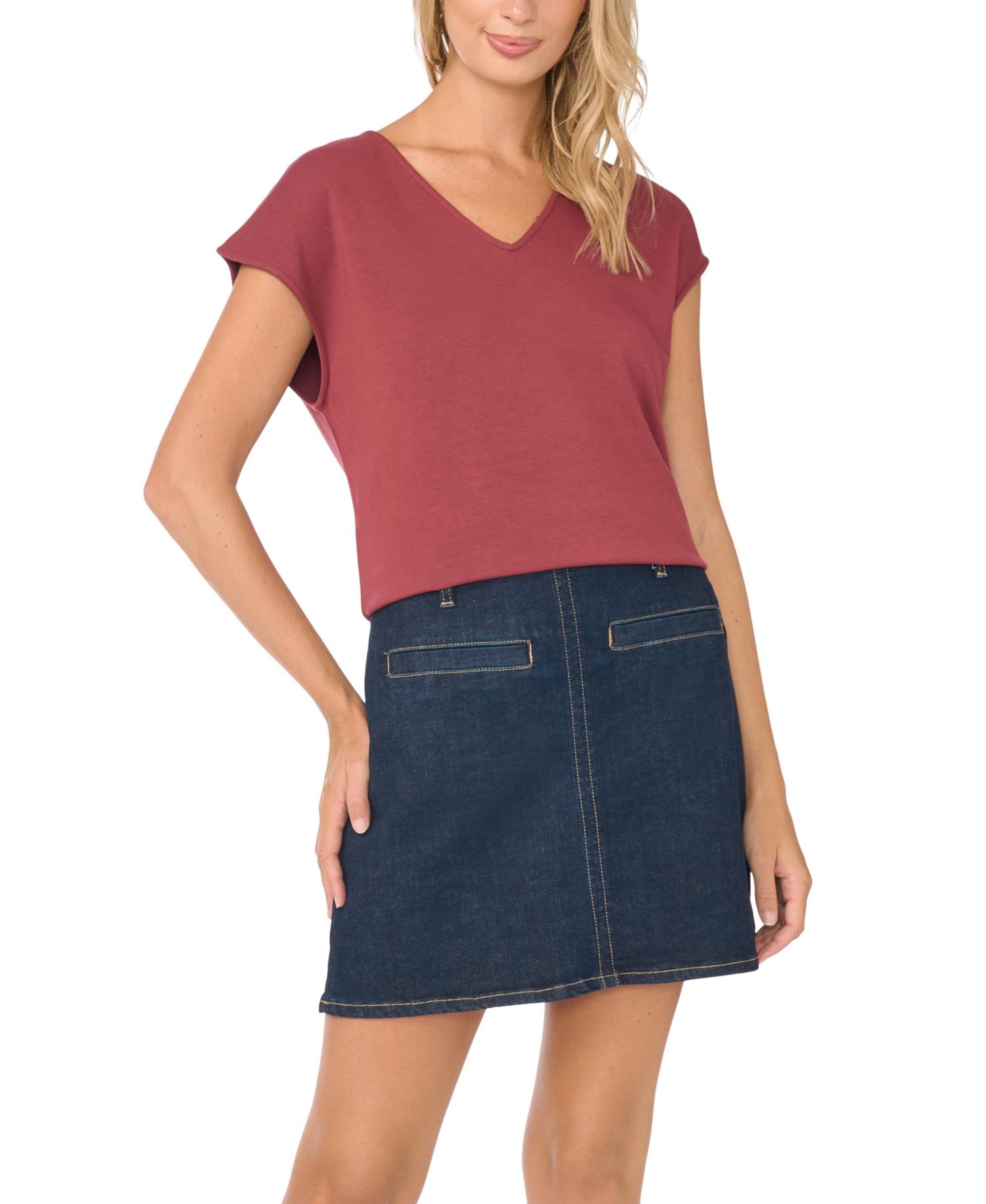 Women's V-Neck Short-Sleeve T-Shirt