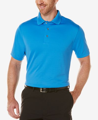 PGA TOUR Men's Mesh Golf Polo