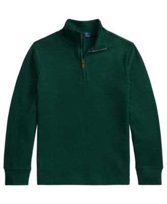 Boys' 8-20 Estate Rib Quarter-Zip Sweater