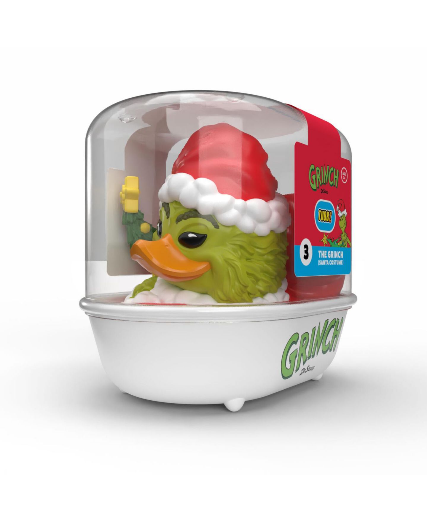 Коллекционная фигурка Tubbz Dr. Seuss The Grinch Collector's Edition 4.3 дюйма, от 5 лет — фото 1