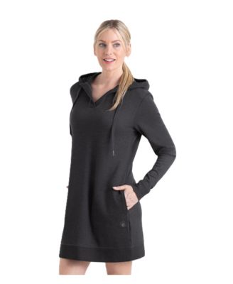 Women's Oversized V-Neck Hoodie Sweatshirt Tunic