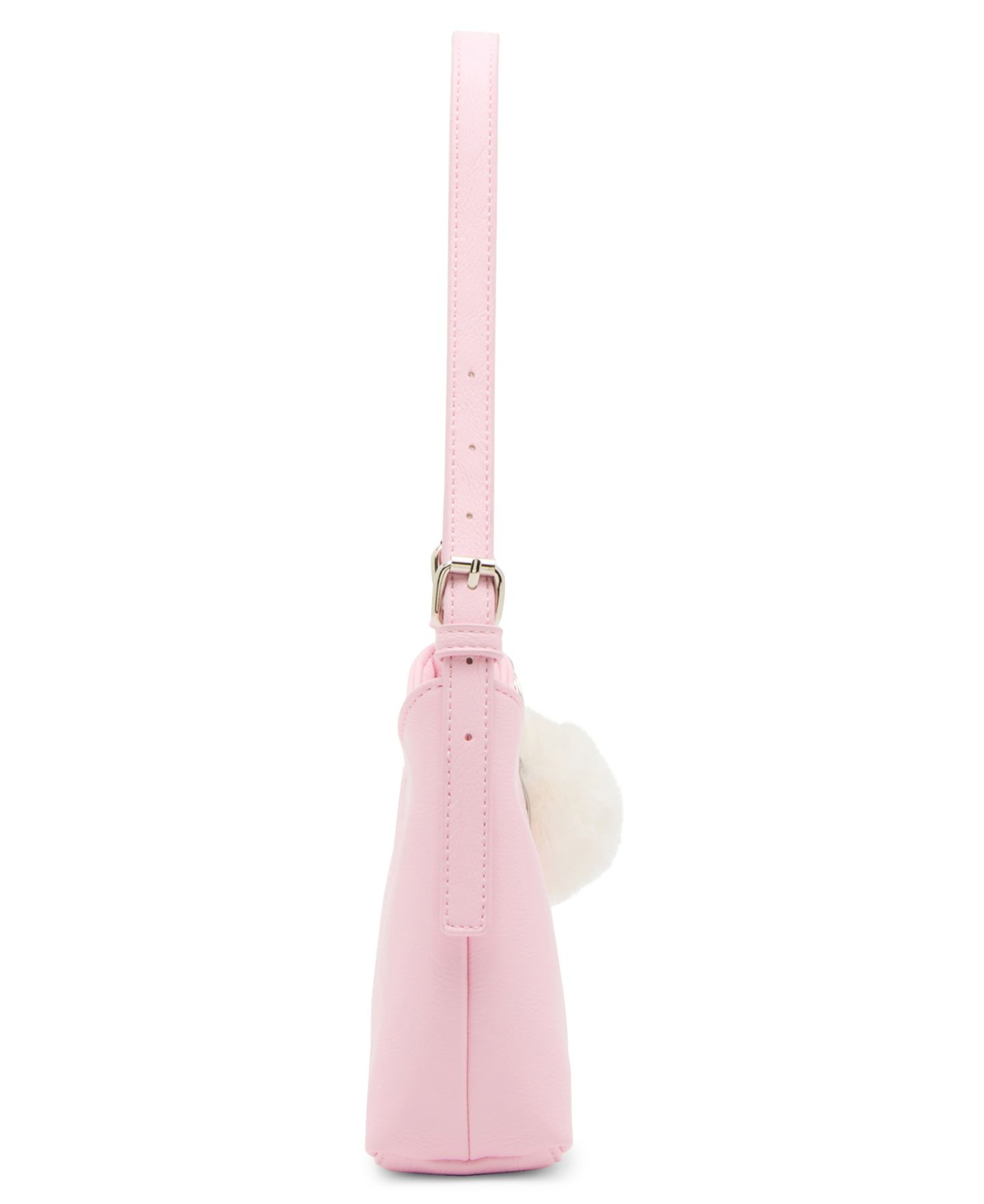 Женская сумка Madden Girl Adjustable Strap Small Shoulder Handbag, цвет: Розовый — фото 3