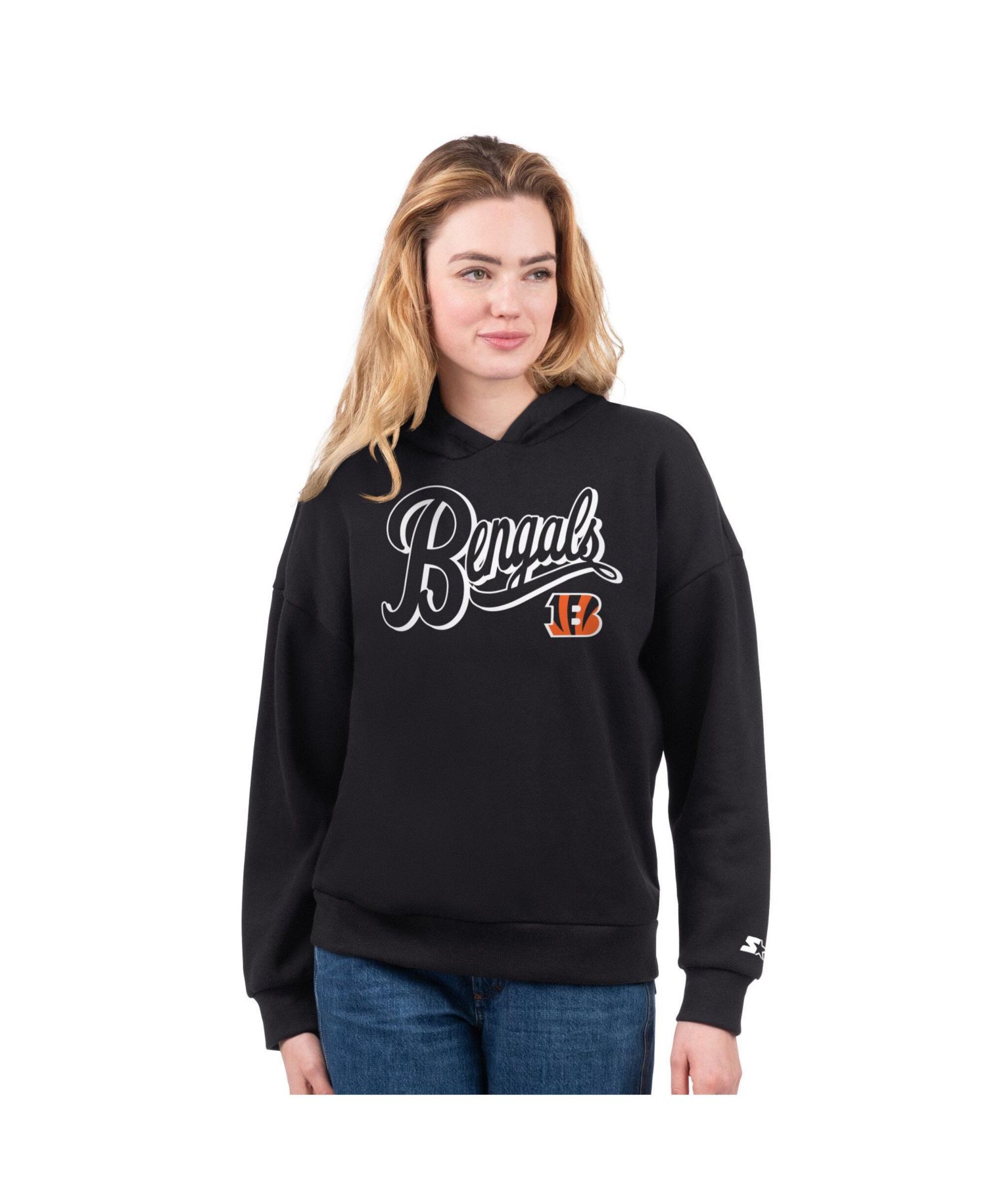 Women's Orange/Black Cincinnati Bengals Hoodie & T-Shirt Combo Pack