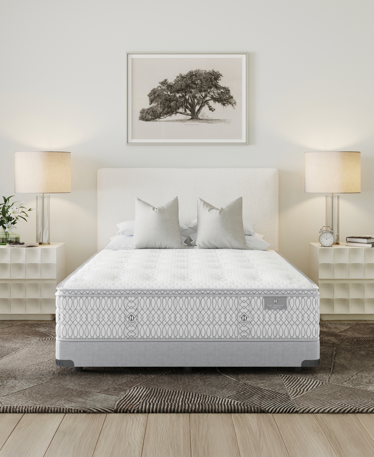 Hotel Collection by Aireloom Handmade 14.5" Luxury Firm Luxe Top Mattress, California King Split