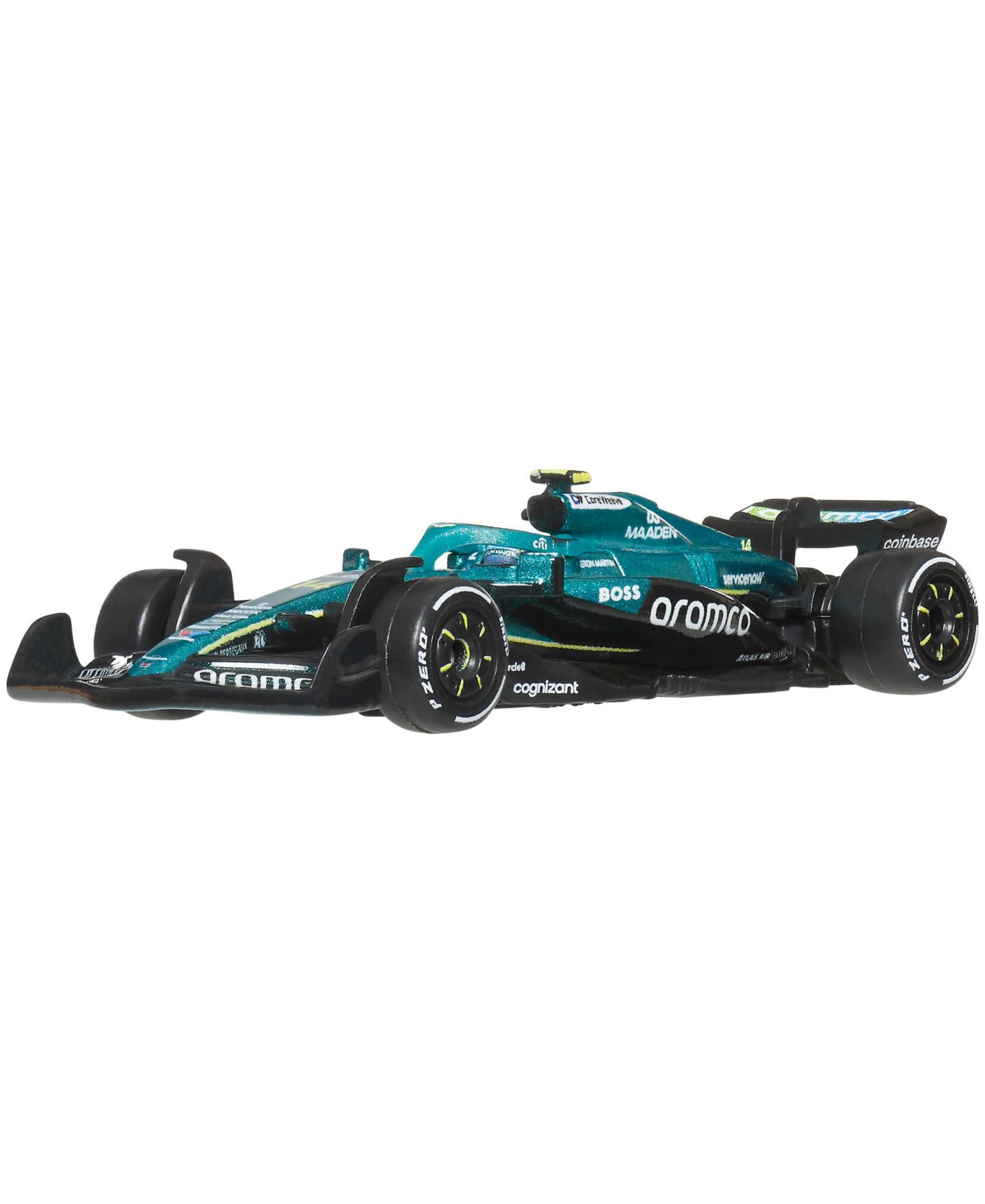Набор Hot Wheels из 2 литых гоночных машин Aston Martin Aramco Formula One Premium, 1:64 — фото 6