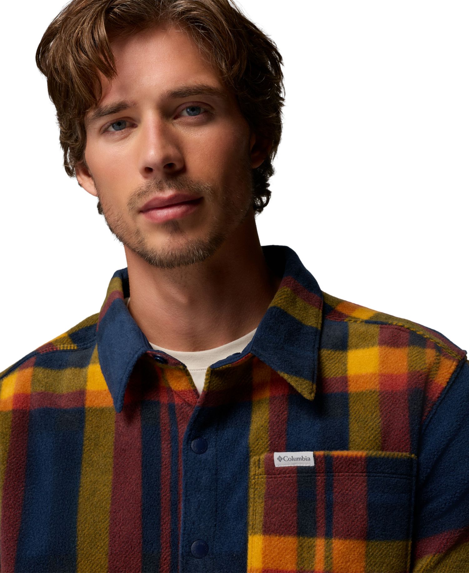Men's Steens Mountain II Plaid Fleece Shirt Jacket