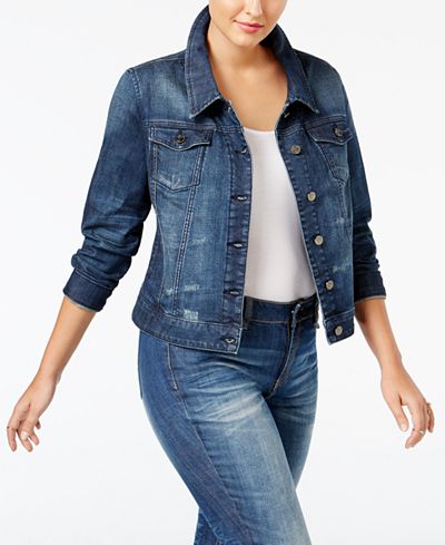 Standards and Practices Trendy Plus Size Denim Jacket