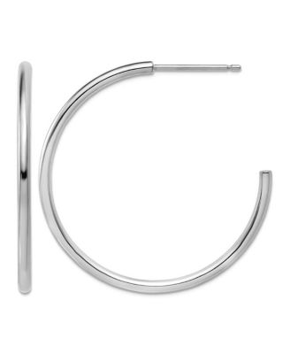 Hoop Earrings Platinum