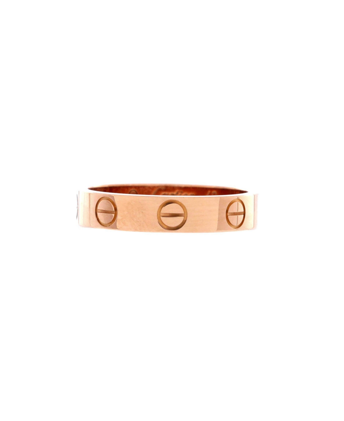 Pre-Owned Cartier Love Wedding Band Ring - 18k rose gold