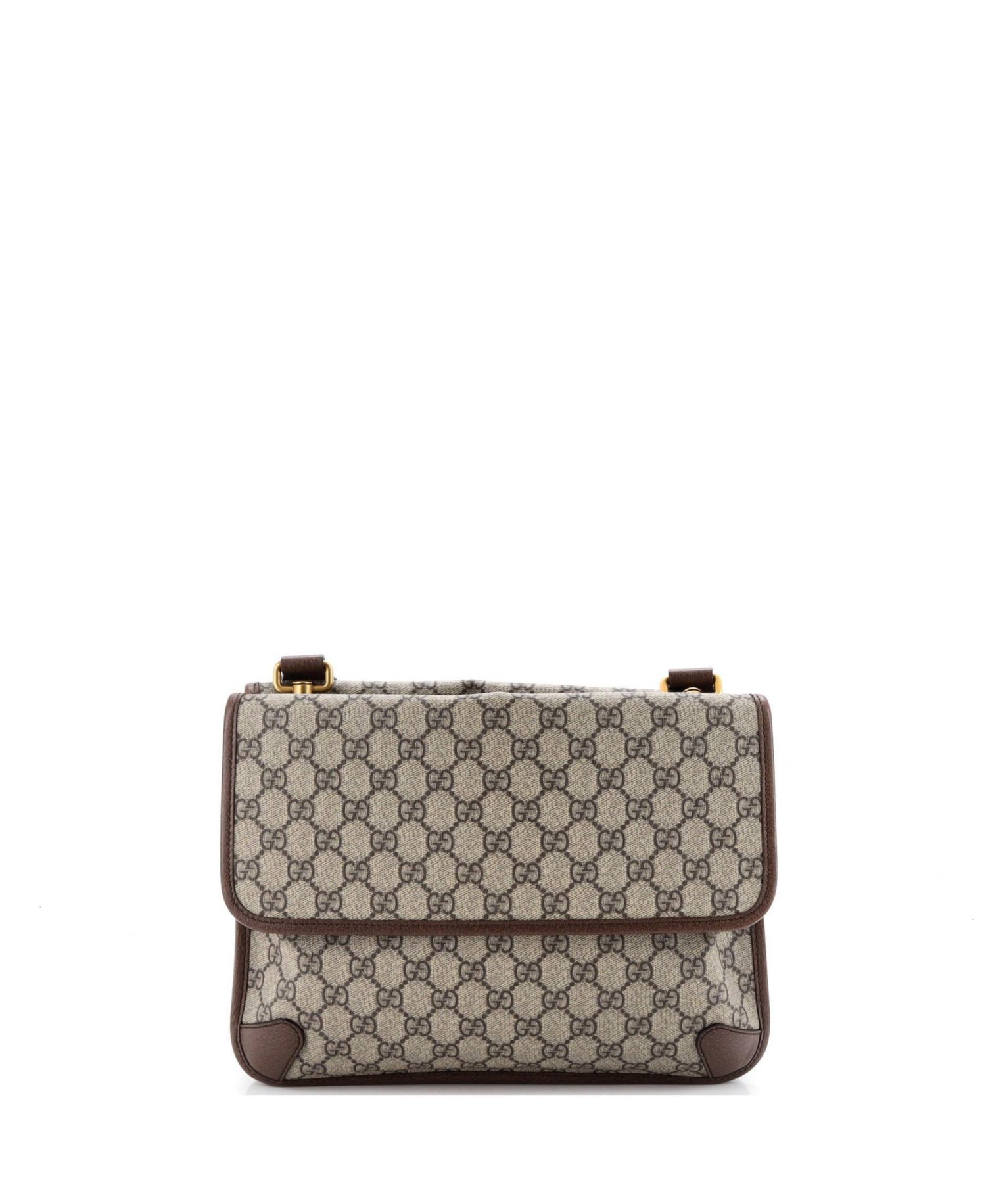 Medium Neo Vintage Flap Messenger GG Coated Canvas