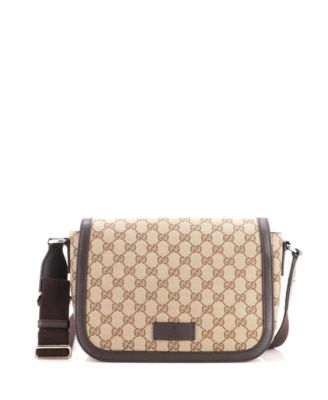 Small Flap Messenger Bag GG Canvas