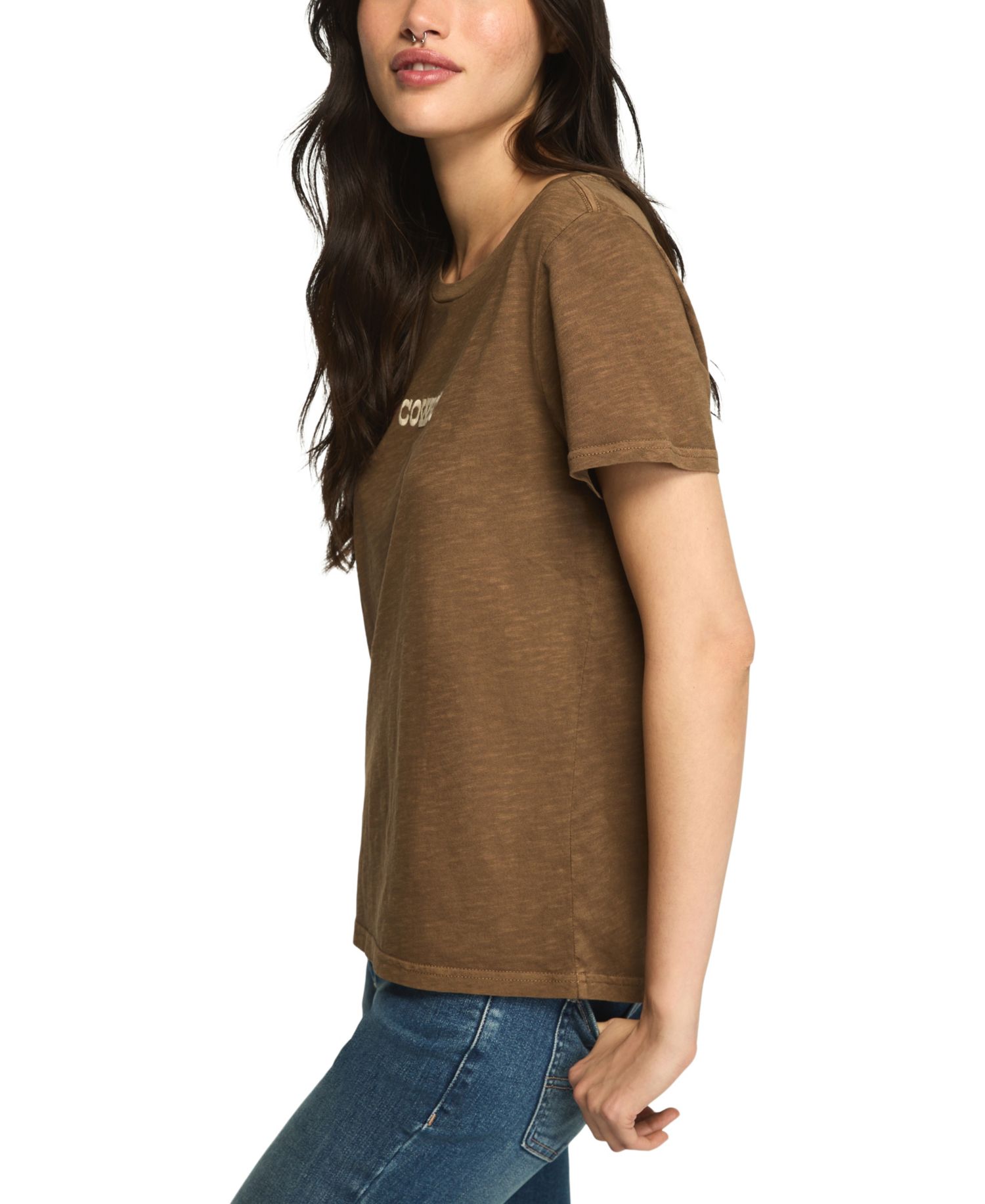 Women's I Heart Cowboys Classic Crewneck Graphic Western T-Shirt
