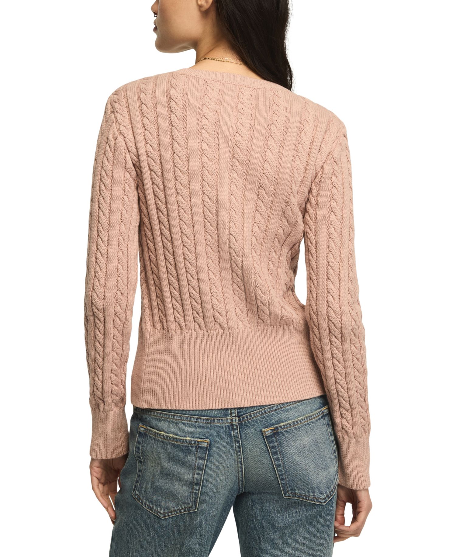 Women's Cloud Soft Cable-Knit Cardigan Sweater