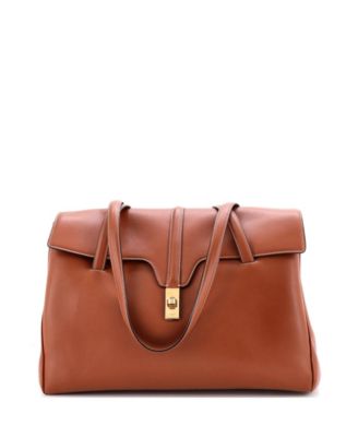 Soft 16 Large Leather Shoulder Bag