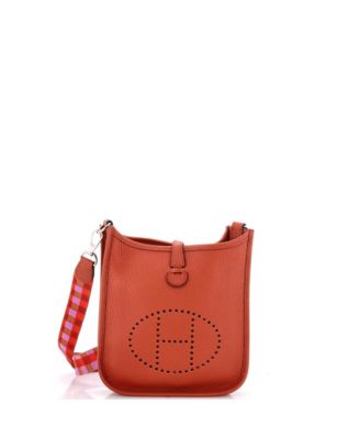 Pre-Owned Hermes TPM Evelyne Bag Gen III Clemence