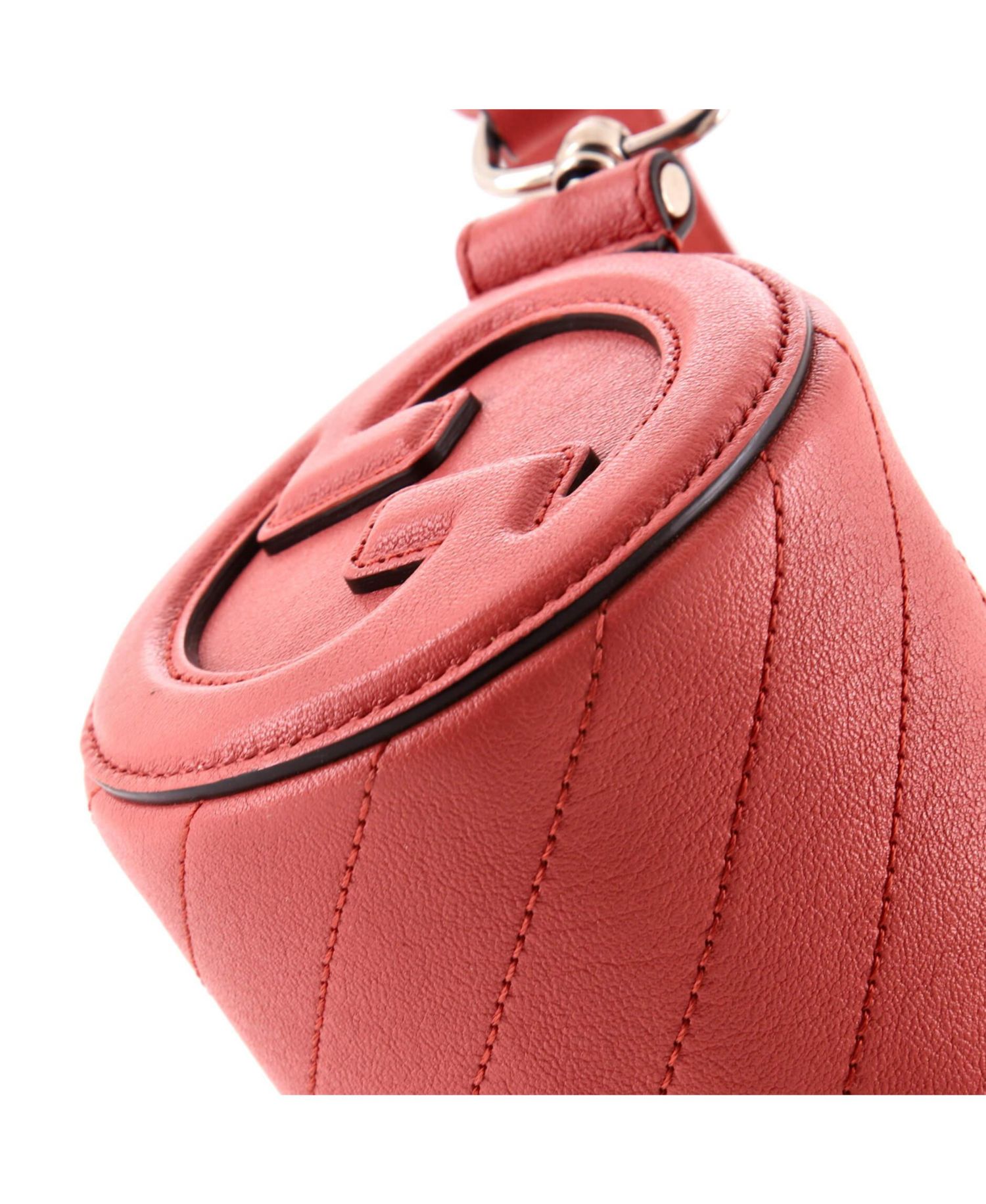 Mini Blondie Shoulder Bag Diagonal Quilted Leather